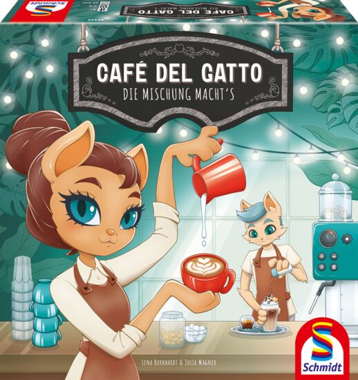 Stylishe Legespiel-Neuheit Cafe del Gatto
