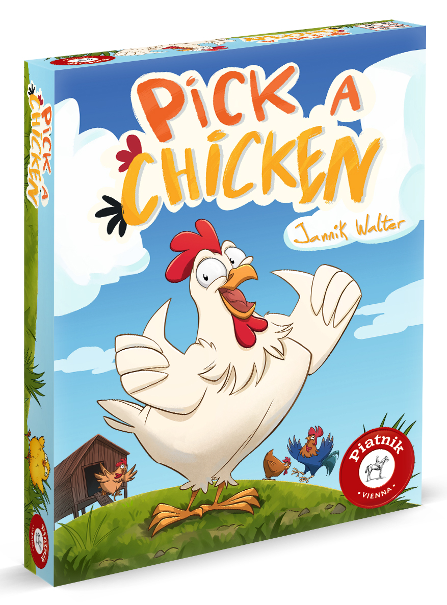 Pick a Chicken | Piatnik schickt ein cleveres Hühnerstall-Kartenspiel für Kinder ins Rennen
