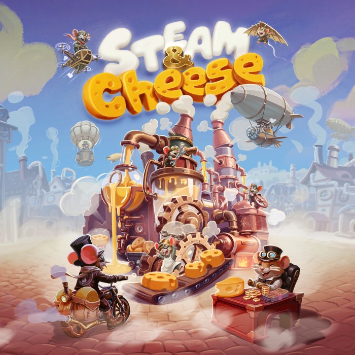Steam & Cheese angekündigt | Steampunk-Mäuse bauen die perfekte Käsefabrik