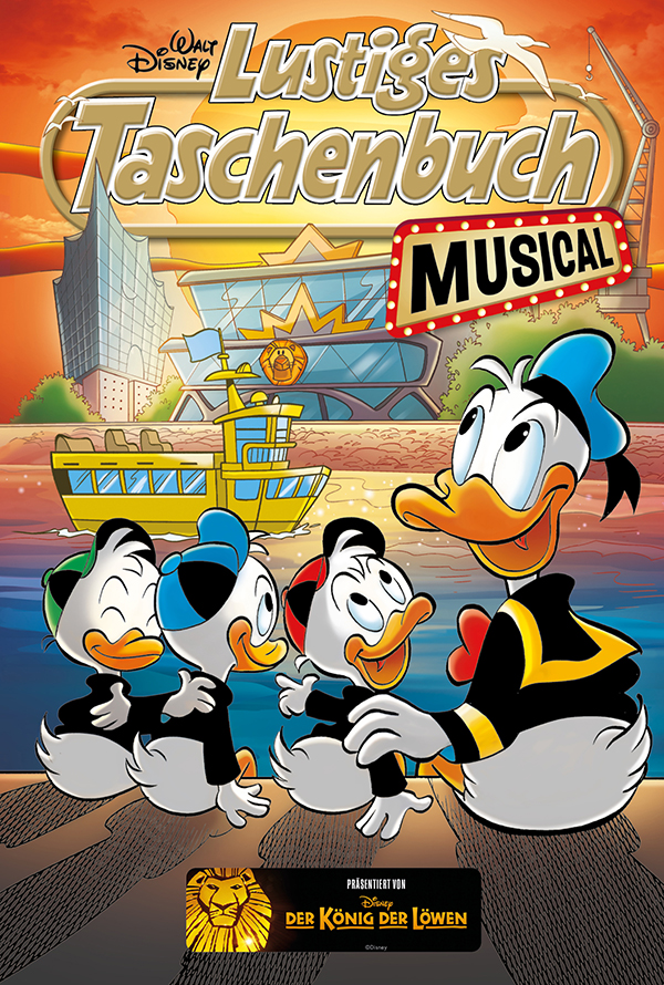 LTB Musical feiert 25 Jahre Der König der Löwen mit Donald Duck auf der Bühne