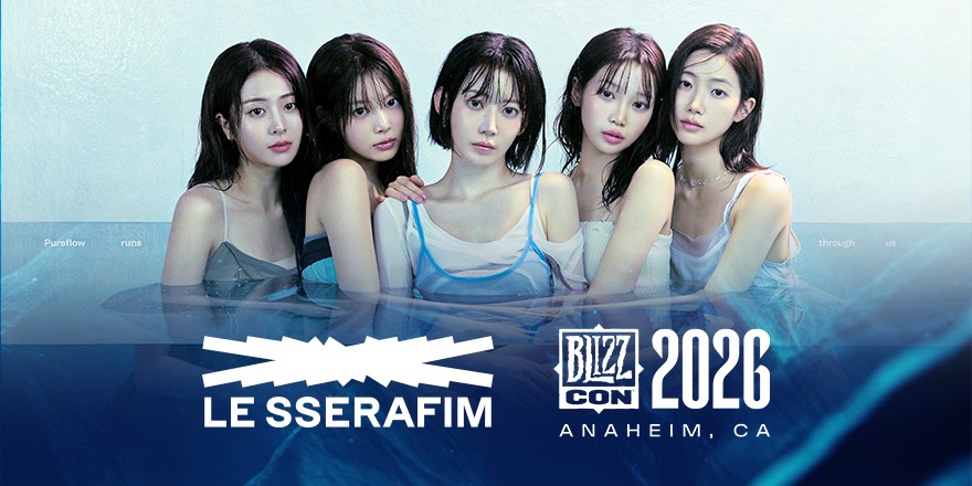LE SSERAFIM treten bei der BlizzCon 2026 auf