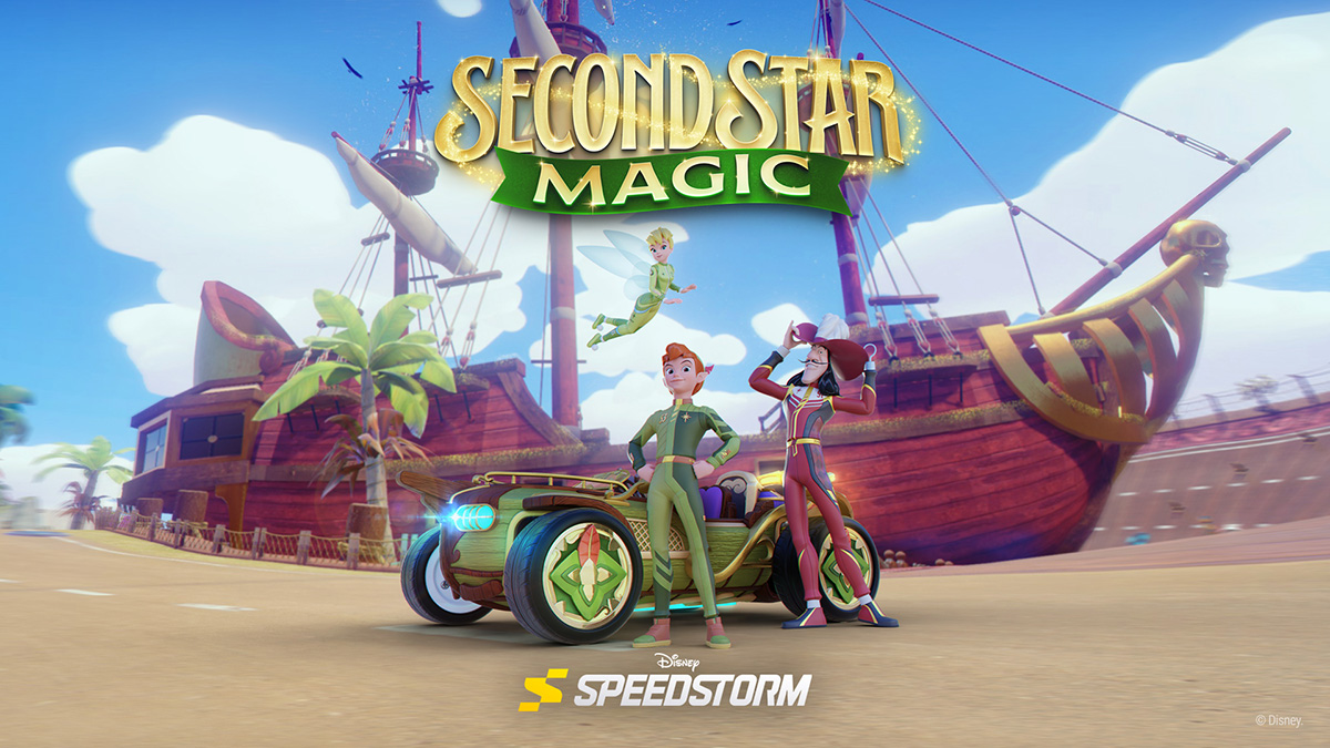 Disney Speedstorm bringt im Juni Peter Pan, Käpt’n Hook und neue Super-Karts ins Spiel