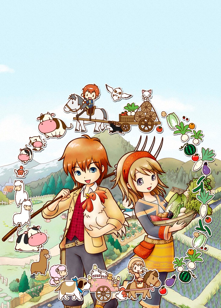 Der Bauernhof für unterwegs! Harvest Moon 3D: Geschichten zweier Städte - ab heute im Handel 