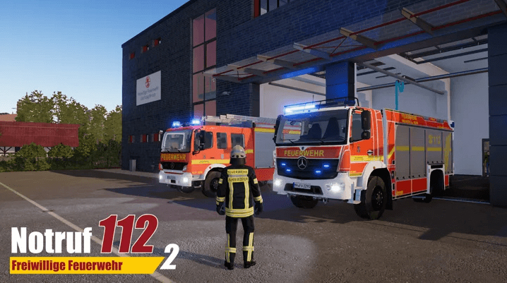 Die Freiwillige Feuerwehr kommt! Kostenloser DLC für Notruf 112 – Die Feuerwehr-Simulation 2