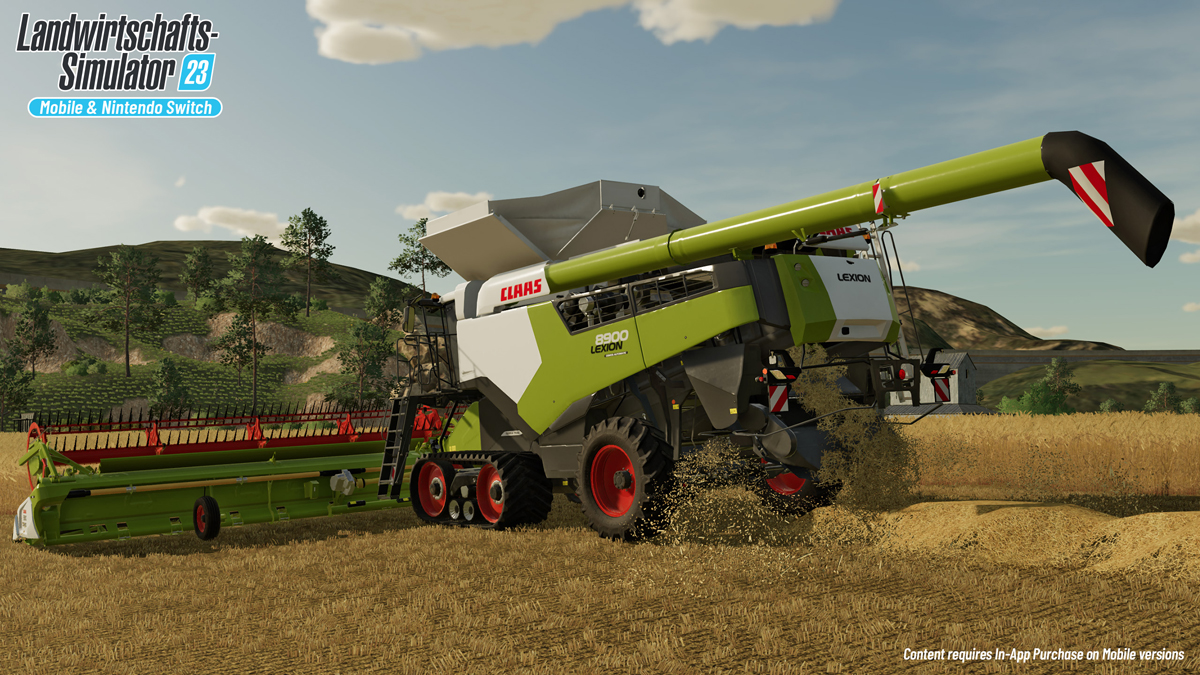 Landwirtschafts-Simulator 23 mit über 130 Maschinen auf Nintendo Switch 
