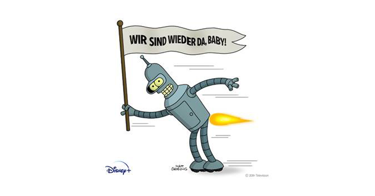 Futurama ist zurück - ab 2023 auf Disney+