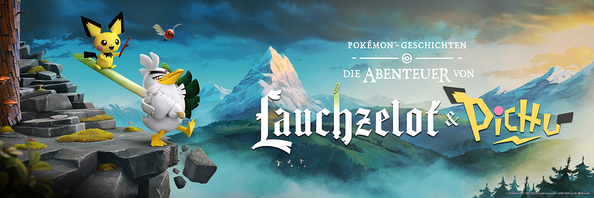 Pokémon und Aardman zeigen erste Einblicke in Die Abenteuer von Lauchzelot & Pichu