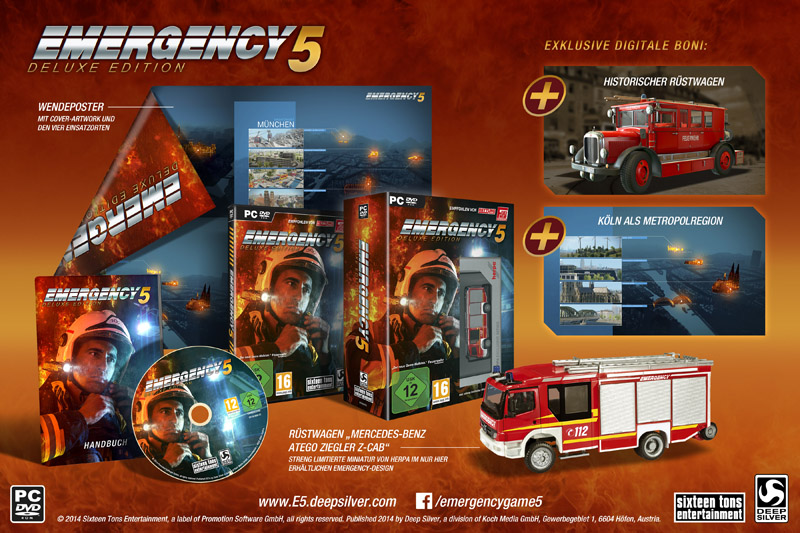 Inhalte der Emergency 5 Deluxe-Version