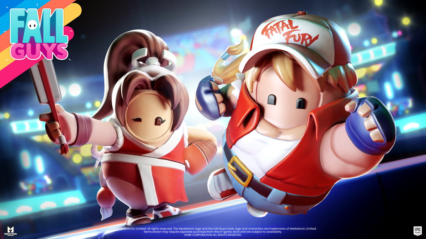 Terry und Mai aus Fatal Fury kommen zu Fall Guys