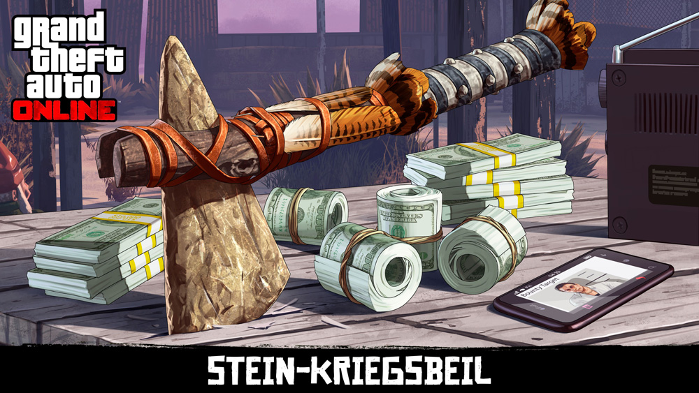 GTA Online: Stein-Kriegsbeil jetzt freischalten für Red Dead Redemption 2