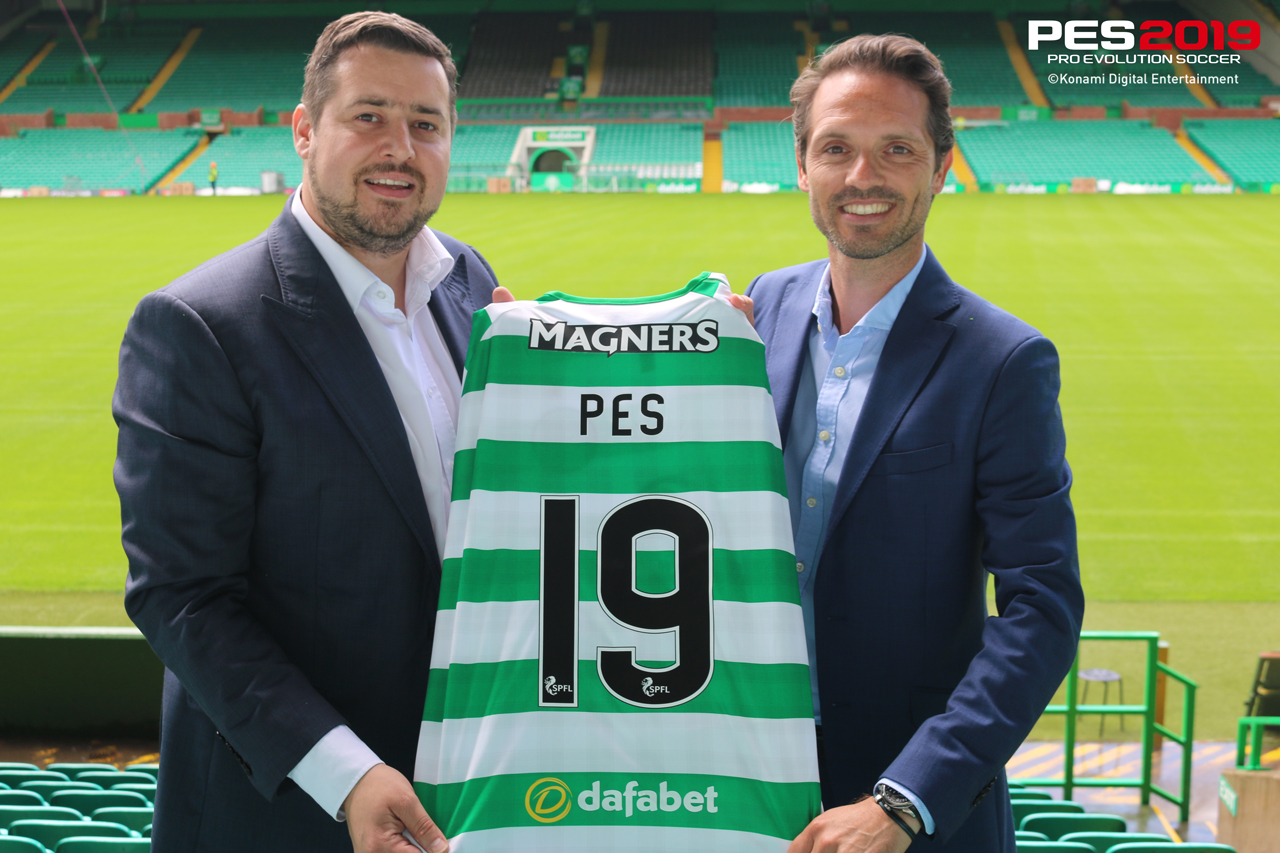Celtic Glasgow offiziell als neuester Partnerklub von PES 2019 vorgestellt
