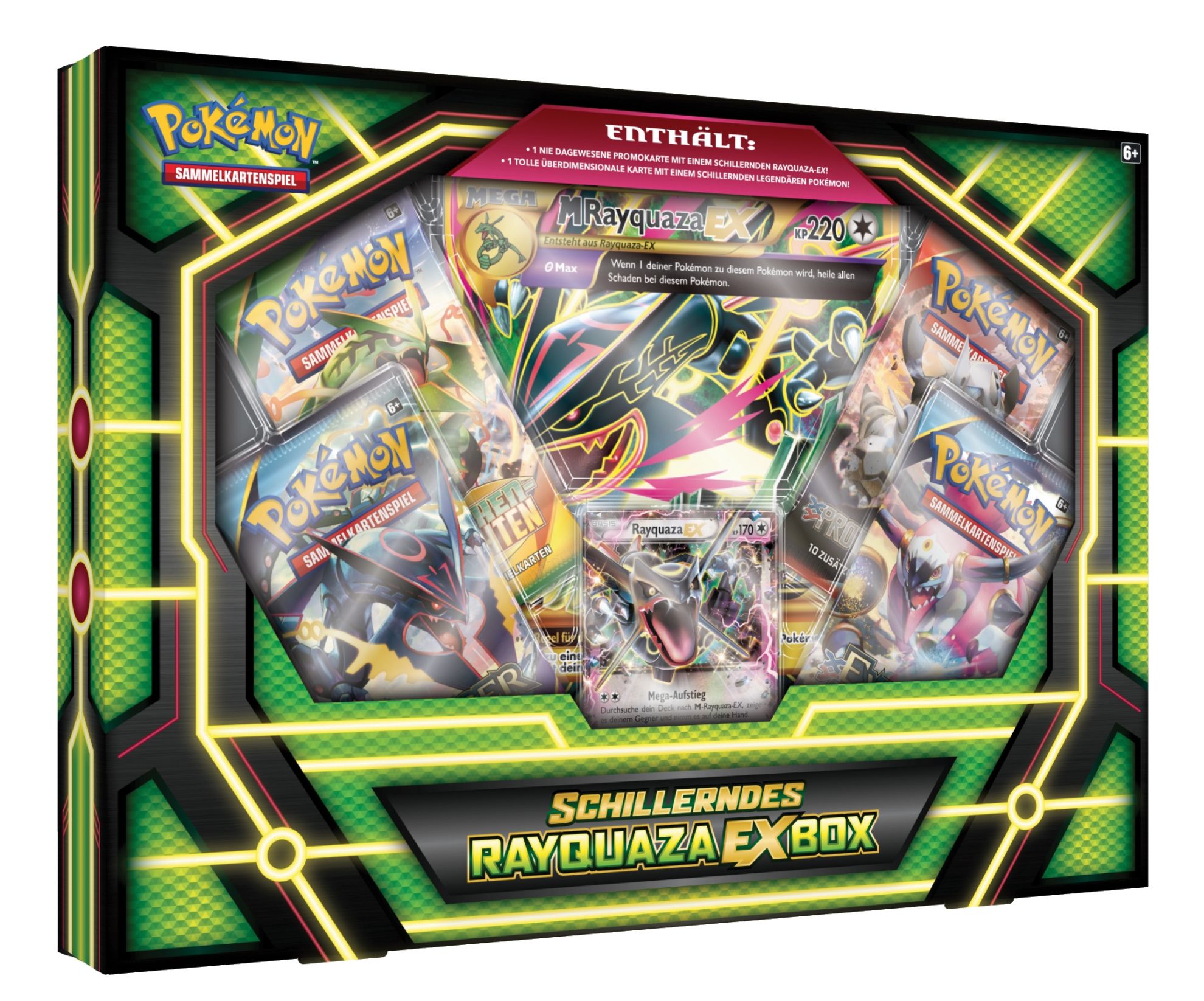 Das Schillernde Rayquaza saust diesen Sommer deutschlandweit in die Müller-Filialen