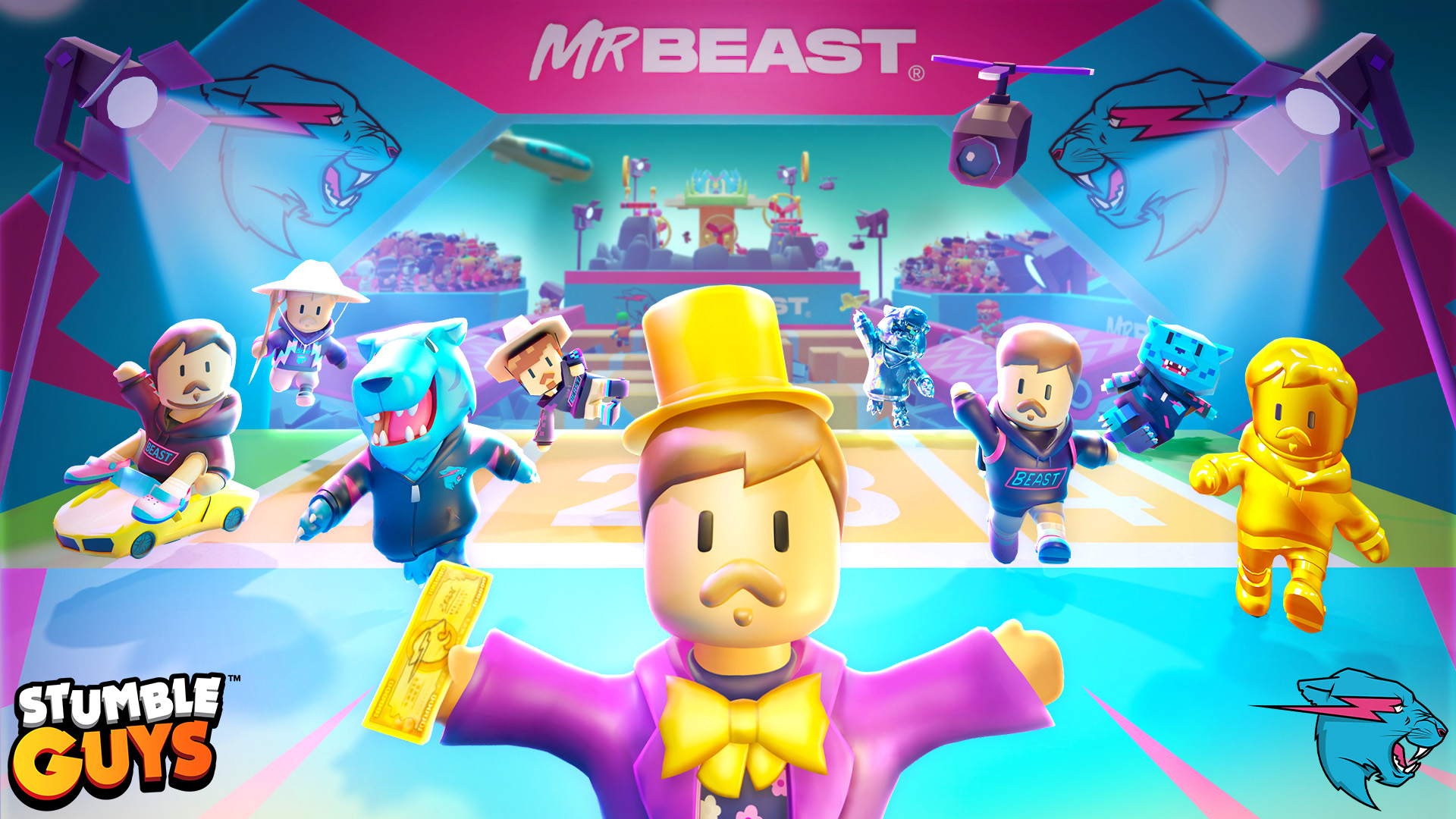 Stumble Guys tut sich mit MrBeast zusammen