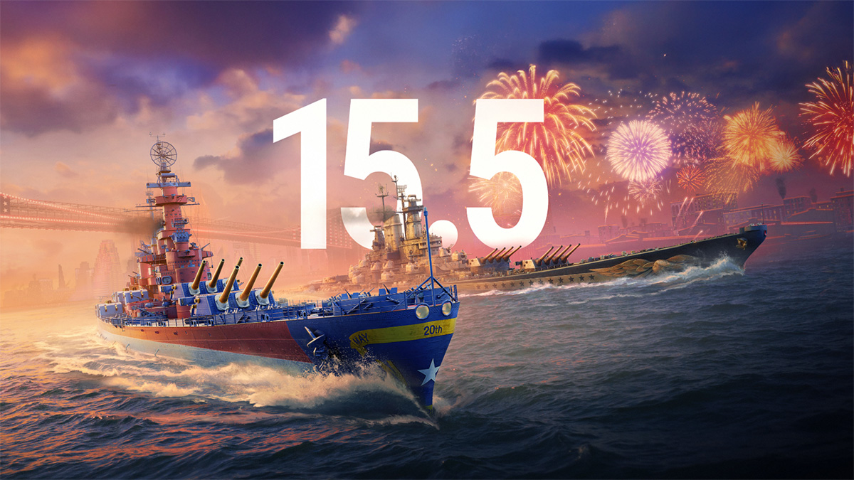 World of Warships feiert 250 Jahre amerikanische Unabhängigkeit mit Update 15.5