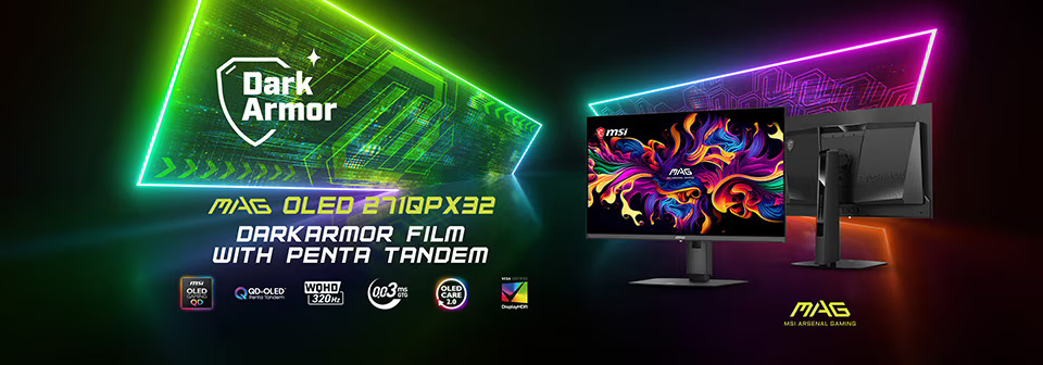 MSI zeigt auf der Computex 2026 den neuen MAG OLED 271QPX32