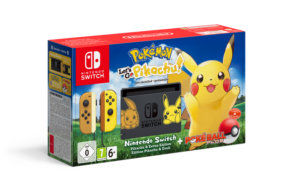 Limitierte Nintendo Switch-Bundles zu Pokémon: Let´s Go, Pikachu! und Pokémon: Let´s Go, Evoli! angekündigt