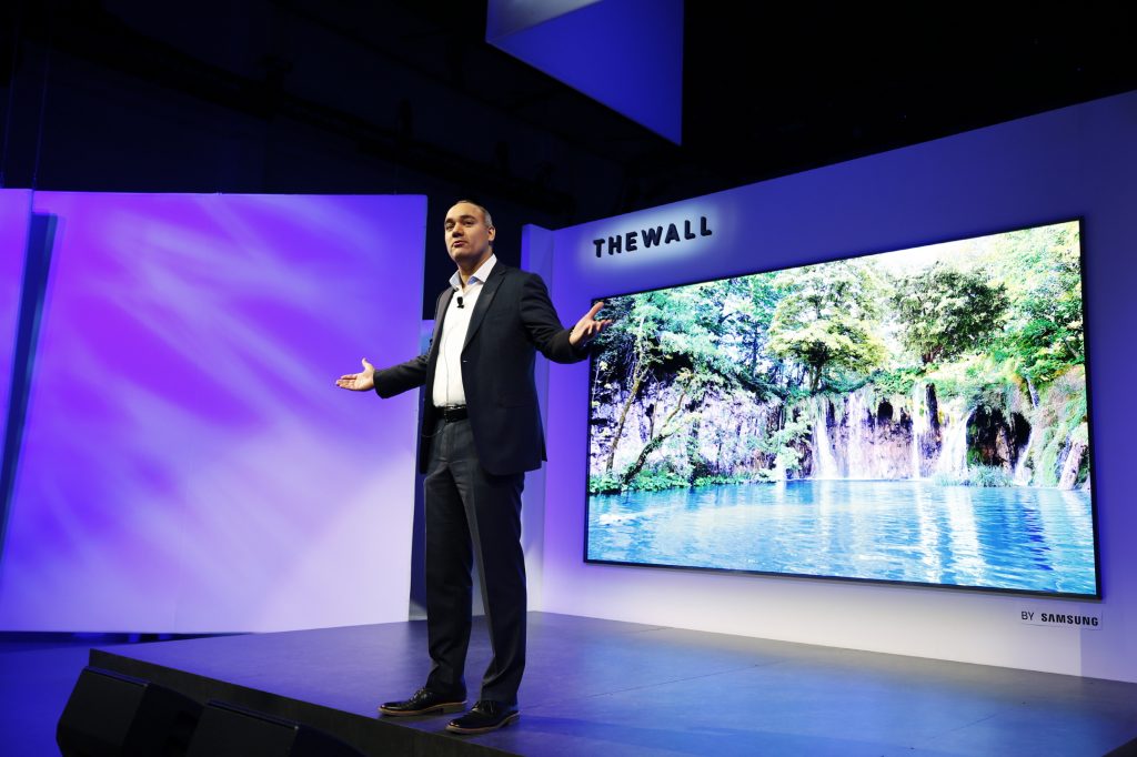 CES 2018: Samsung präsentiert “The Wall” – den weltweit ersten modularen 146 Zoll MicroLED TV