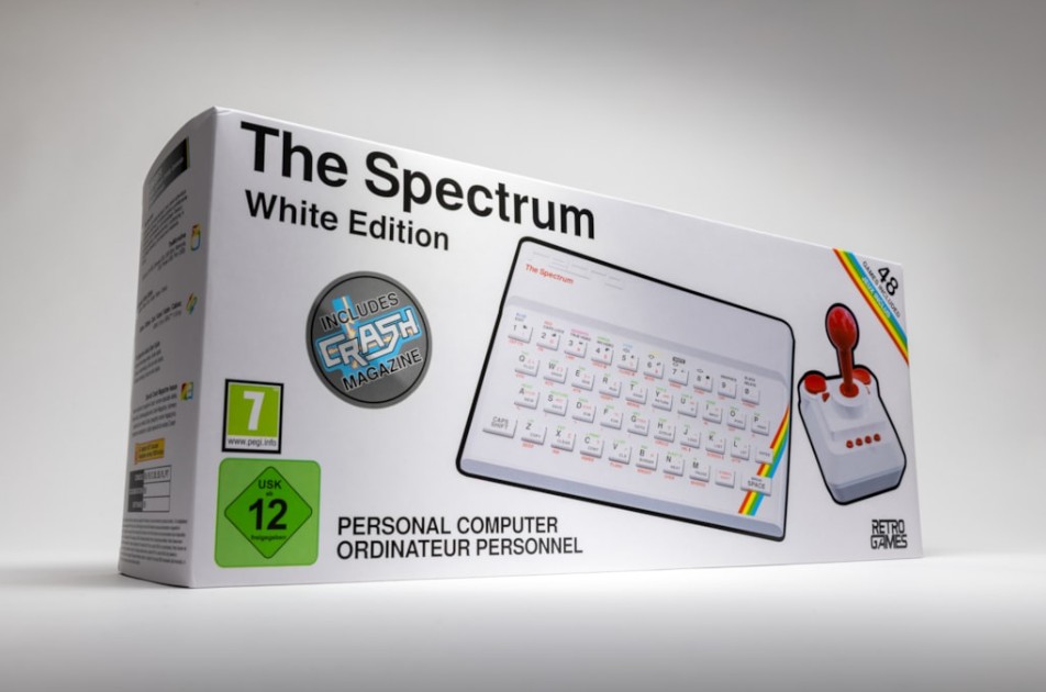 The Spectrum White Edition bringt den ZX Spectrum in neuem Weiß zurück
