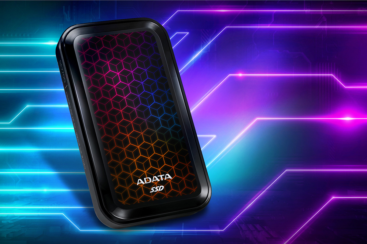 ADATA bringt externe SSD SE770G mit RGB auf den Markt