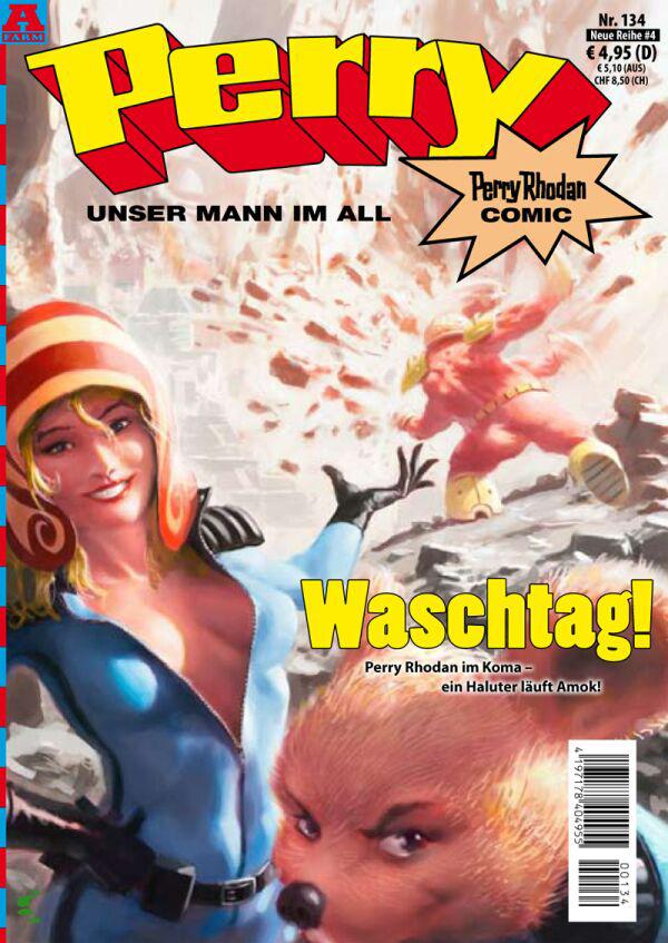 Cover: Perry - Unser Mann im All: Eine Menschheit, die nicht mehr lieben kann - Perry im Zentrum des Wahnsinns!, Band 134: Perry #134: Waschtag!
